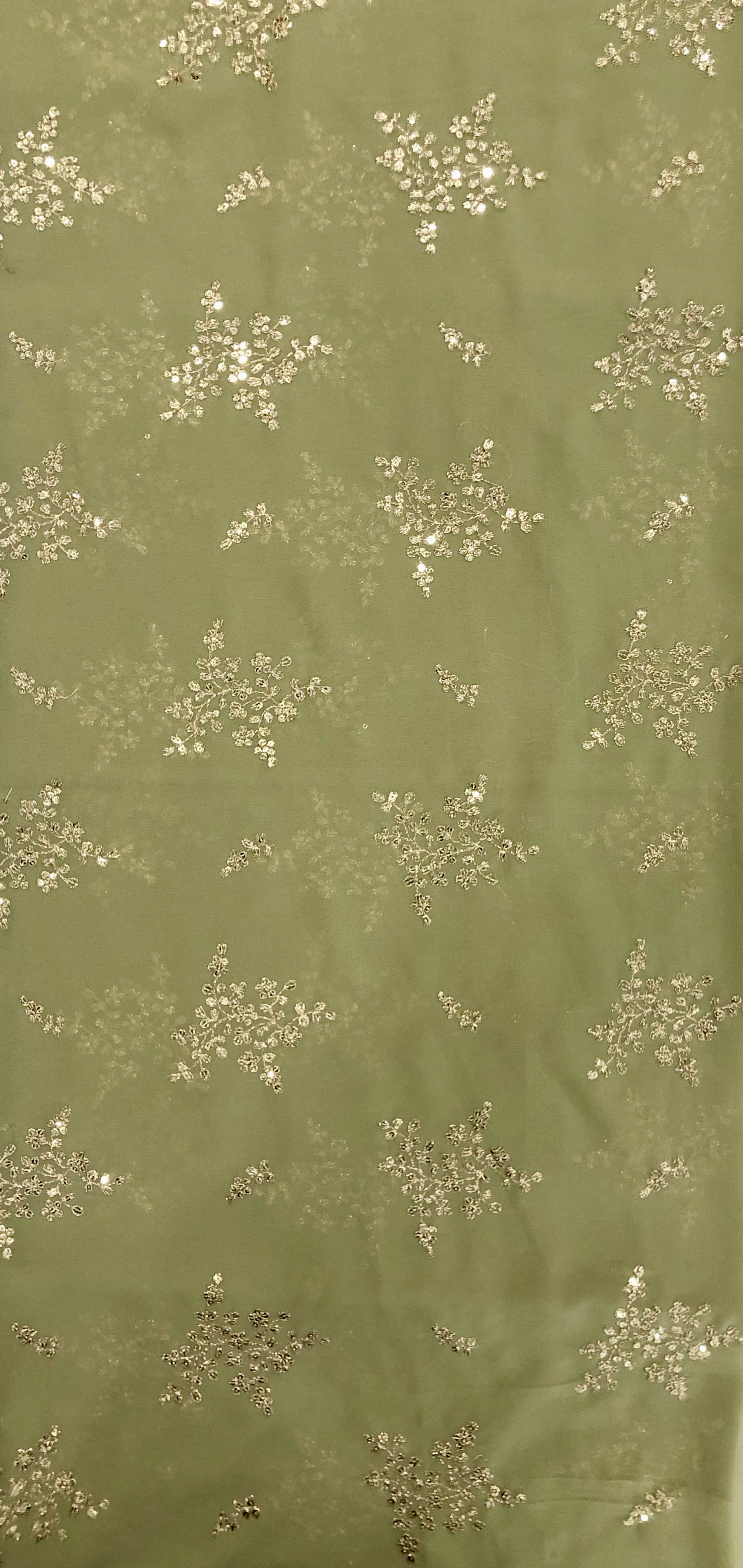 Embroidered Polyester Fabric - 11